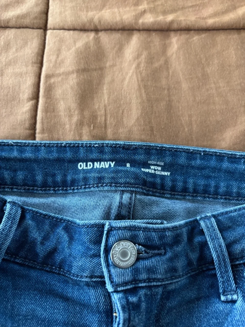 old navy high rise wow super skinny jeans